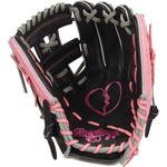 Rawlings Heart of the Hide V-Day Broken Heart PRORNP4-32B LTE 11.5"-RHT Baseball Glove - image 2