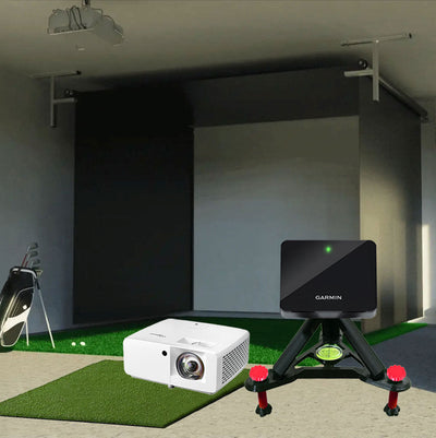 Garmin Approach R10 - Vanish retractable golf simulator package