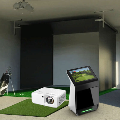 Garmin Approach R50 - Vanish retractable golf simulator package