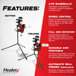 Heater Sports Slider 360 Lite Baseball Pitching Machine - image 2