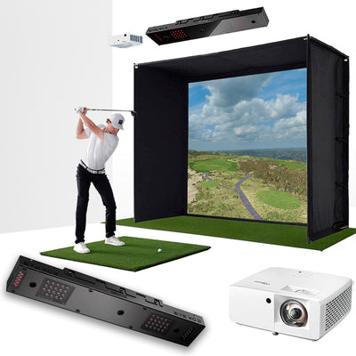 Uneekor EYE XO2 - ESSENTIALS golf simulator package