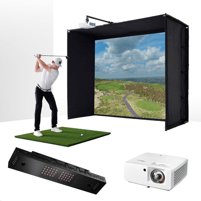 Uneekor EYE XO - ESSENTIALS golf simulator package