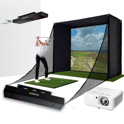 Uneekor EYE XR - COMPLETE golf simulator package