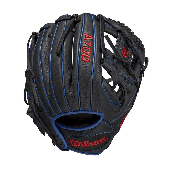 Wilson A700 H-Web Black/Royal/Red 11.25"-RHT Baseball Glove - image 1