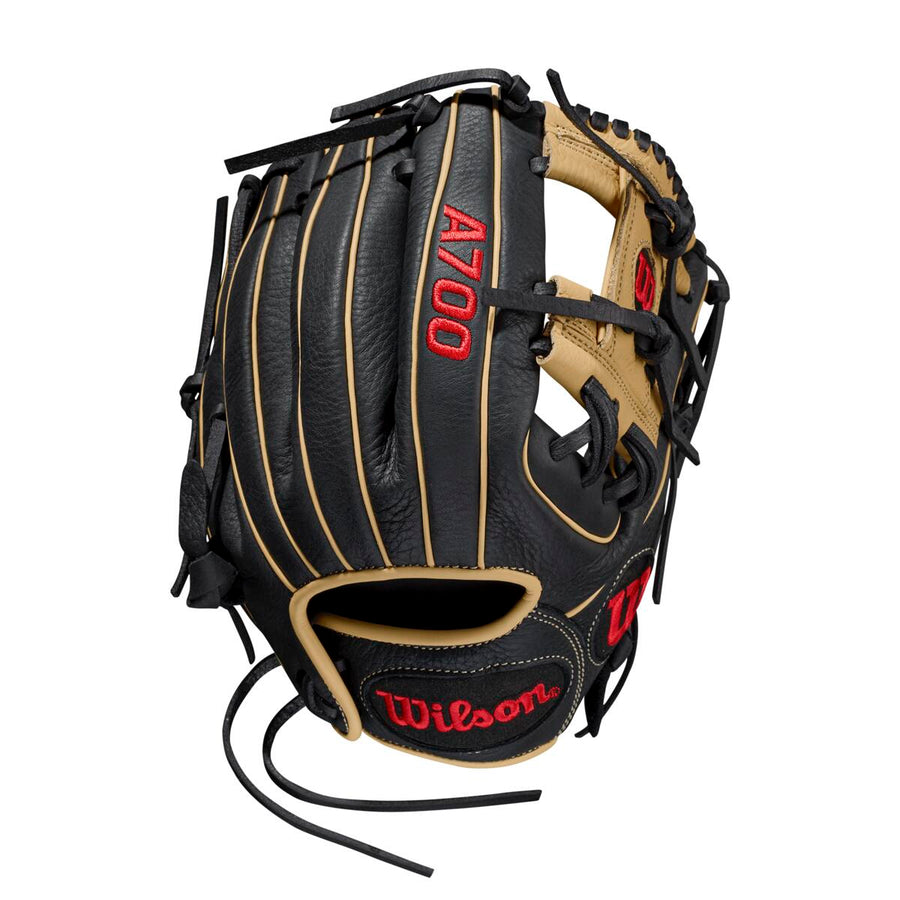 Wilson A700 H-Web Black/Blonde/Red 11.5"-RHT Baseball Glove - image 1