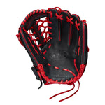 Wilson A700 Pro T-Lace Web Black/Red 12" Baseball Glove - image 2