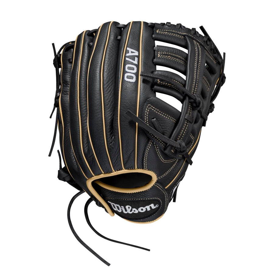 Wilson A700 Single Post Black/Blonde/White 12.5" Baseball Glove - image 1