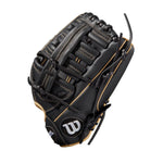 Wilson A700 Single Post Black/Blonde/White 12.5" Baseball Glove - image 3