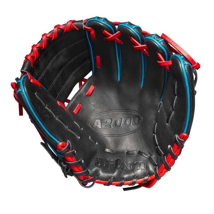 Wilson A2000 X2 Pedroia Fit Black/Red/Tropical 11"-RHT Baseball Glove - image 2