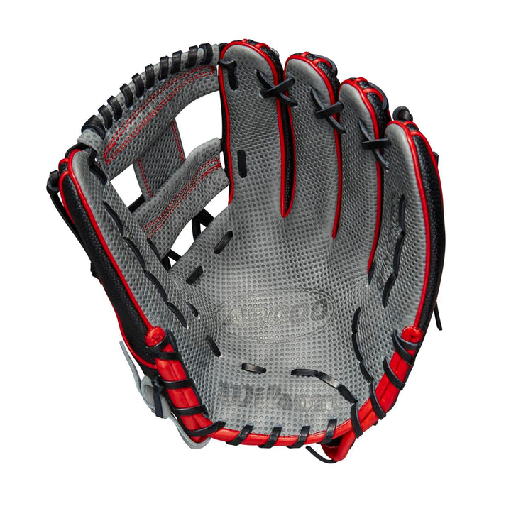 Wilson A2000SC SuperSkin 1975 Grey/Black/Red 11.75"-RHT Baseball Glove - image 2
