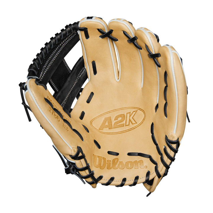 Wilson A2K 1786 Blonde/Black/White 11.5"-RHT Baseball Glove - image 2