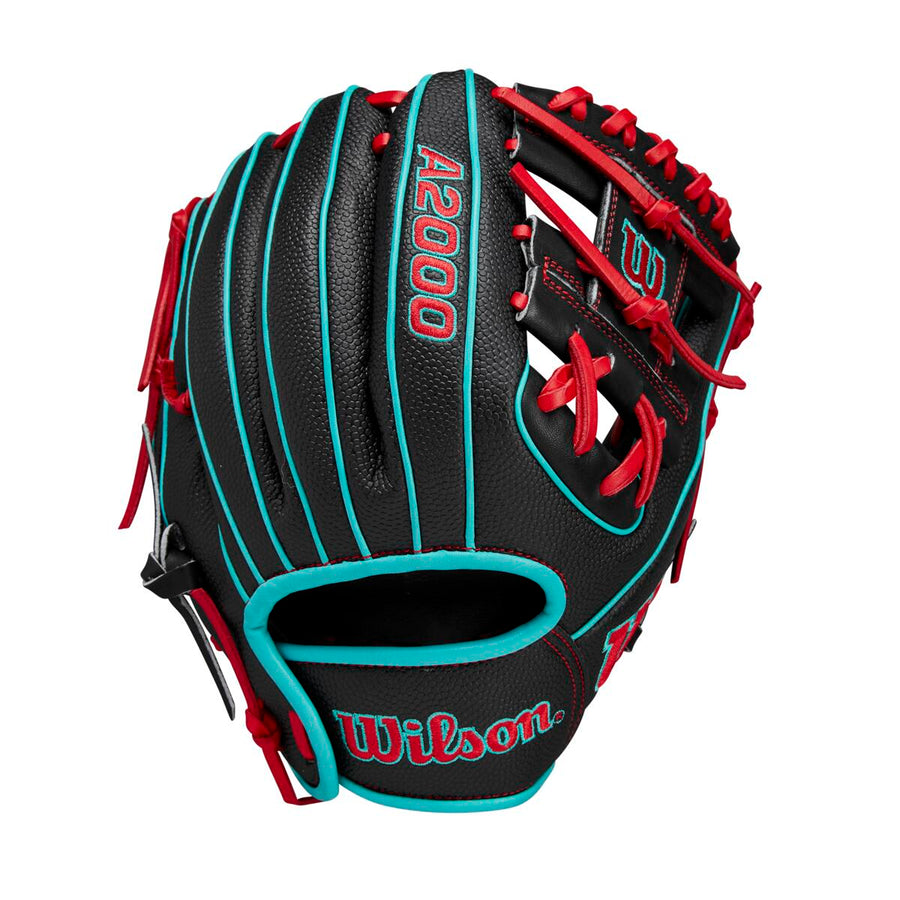 Wilson A2000 PF11SS Black/Red/Teal 11"-RHT Baseball Glove - image 1