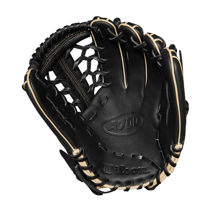 Wilson A700 T-Web Black/Blonde 12" Baseball Glove - image 2