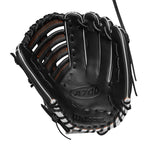Wilson A700 Single Post Black/Silver/Orange 12.5" Baseball Glove - image 2