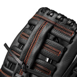 Wilson A700 Single Post Black/Silver/Orange 12.5" Baseball Glove - image 5
