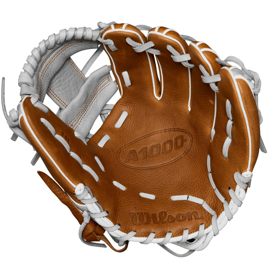Wilson A1000 H-Web Saddle Tan/Grey 11