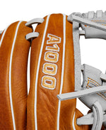 Wilson A1000 H-Web Saddle Tan/Grey 11"-RHT Baseball Glove - image 6