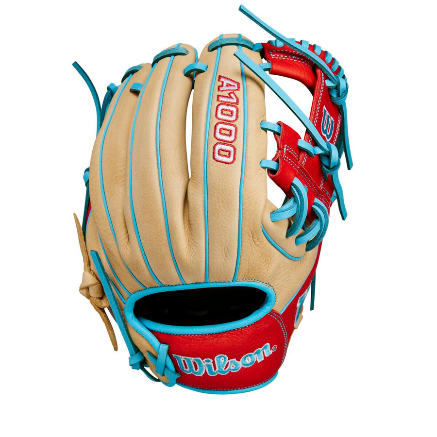 Wilson A1000 1786 Blonde/Red/Cool Blue 11.5"-RHT Baseball Glove - image 1