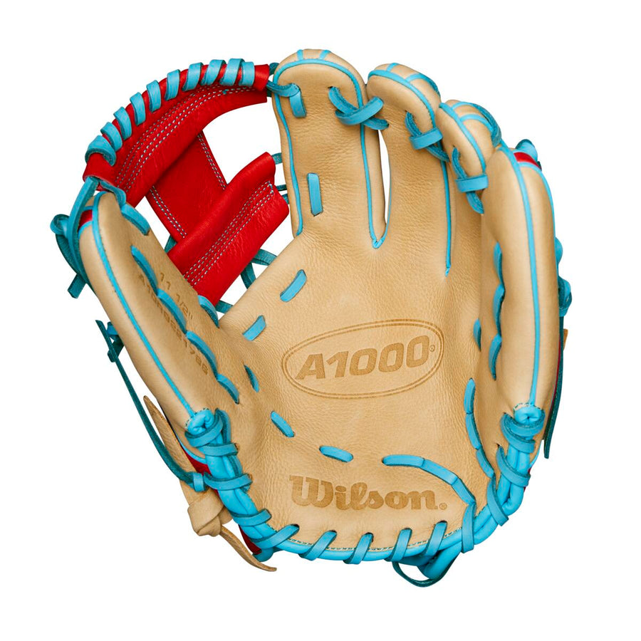 Wilson A1000 1786 Blonde/Red/Cool Blue 11.5