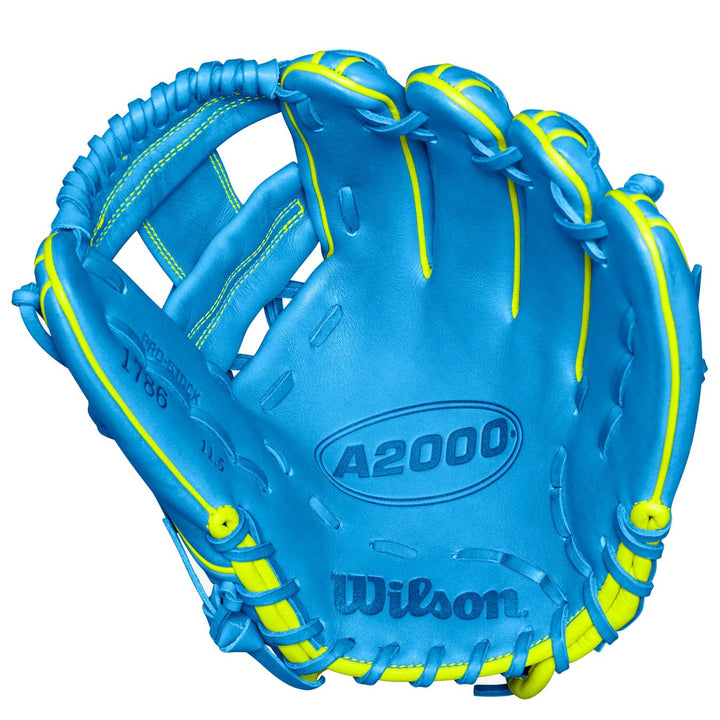 Wilson A2000 1786 Sky Blue/Optic 11.5"-RHT Baseball Glove - image 2