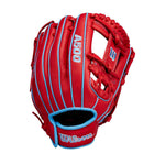 Wilson A500 H-Web Red/Cool Blue/White 11.5" Baseball Glove - image 1