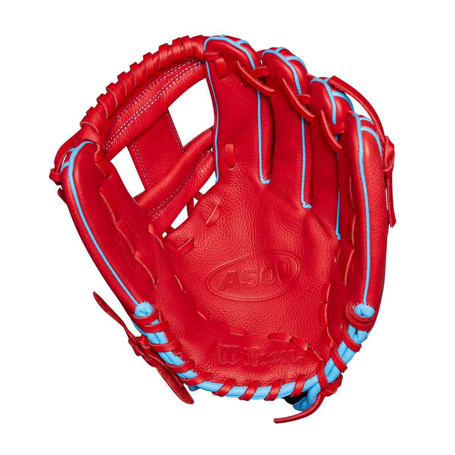 Wilson A500 H-Web Red/Cool Blue/White 11.5