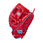 Wilson A500 H-Web Red/Cool Blue/White 11.5" Baseball Glove - image 3