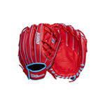 Wilson A500 H-Web Red/Cool Blue/White 11.5" Baseball Glove - image 4