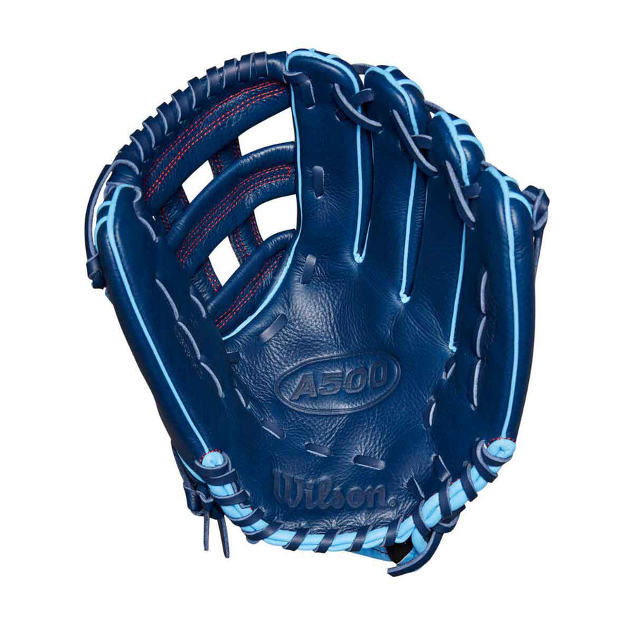 Wilson A500 Dual Post Navy/Cool Blue/Red 12