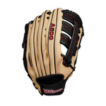 Wilson A500 Single Post Blonde/Red/Black 12.5" Baseball Glove - image 1