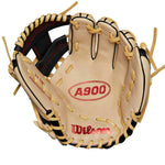 Wilson A900 PF115 Blonde/Grey/Red Foil 11.5"-RHT Baseball Glove - image 2