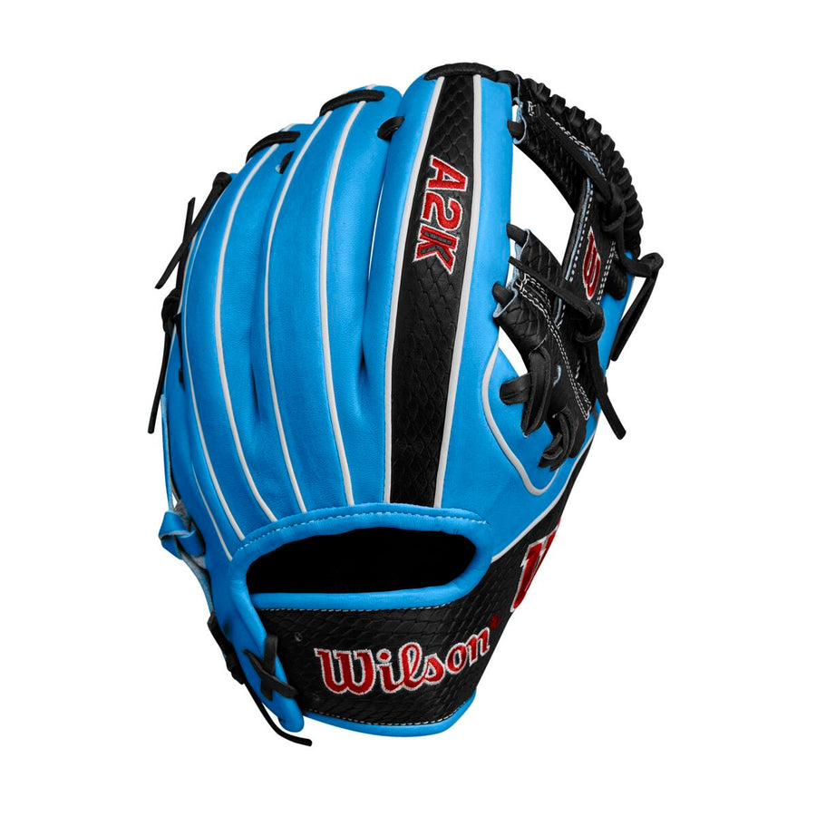 Wilson A2K Winter 2024 Royal Blue/Black Snakeskin/White 11.5"-RHT Baseball Glove - image 1