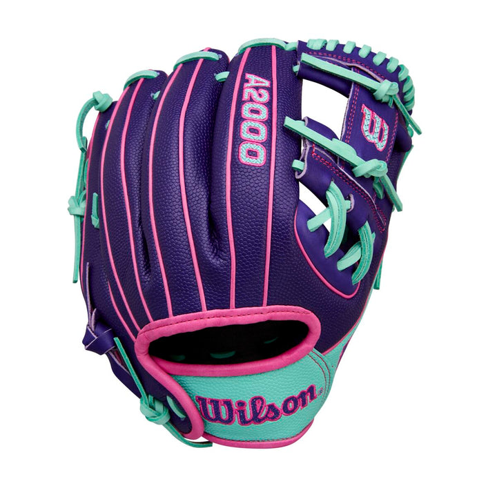 Wilson A2000 Winter 2025 DP15SS Purple/Seafoam 11.5"-RHT Baseball Glove - image 1