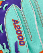 Wilson A2000 Winter 2025 CM33SS Purple/Seafoam 33"-RHT Catcher Mitt - image 6