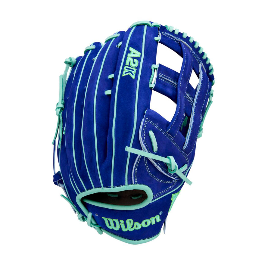 Wilson A2K Winter 2025 Juan Soto Royal Blue/Seafoam 12.75"-RHT Baseball Glove - image 1