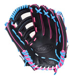 Wilson A1000 1892 Black/Flamingo/Cool Blue 12.25" Baseball Glove - image 2