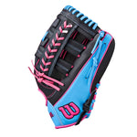 Wilson A1000 1892 Black/Flamingo/Cool Blue 12.25" Baseball Glove - image 3