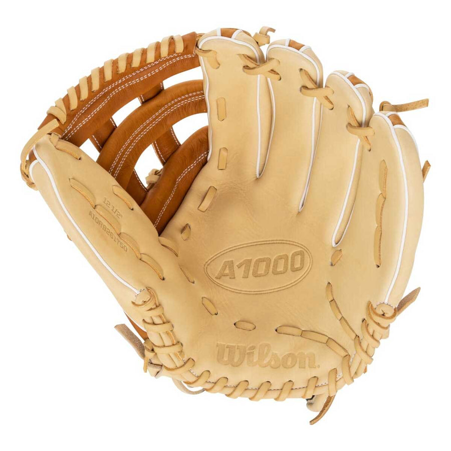Wilson A1000 1750 Blonde/Saddle Tan/White 12.5