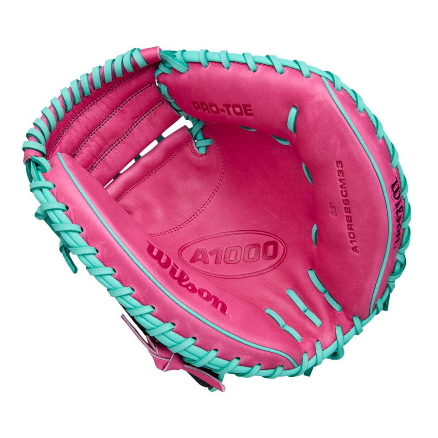 Wilson A1000 CM33 Flamingo Pink/Black/Seafoam 33