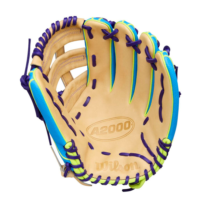 Wilson A2000 Winter 2025 1750SS Blonde/Sky Blue 12.5" Baseball Glove - image 2