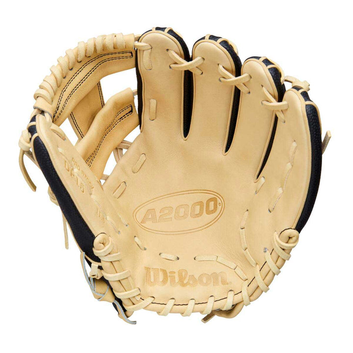 Wilson A2000 Classic DP15SS Saddle Black/Blonde 11.5"-RHT Baseball Glove - image 2