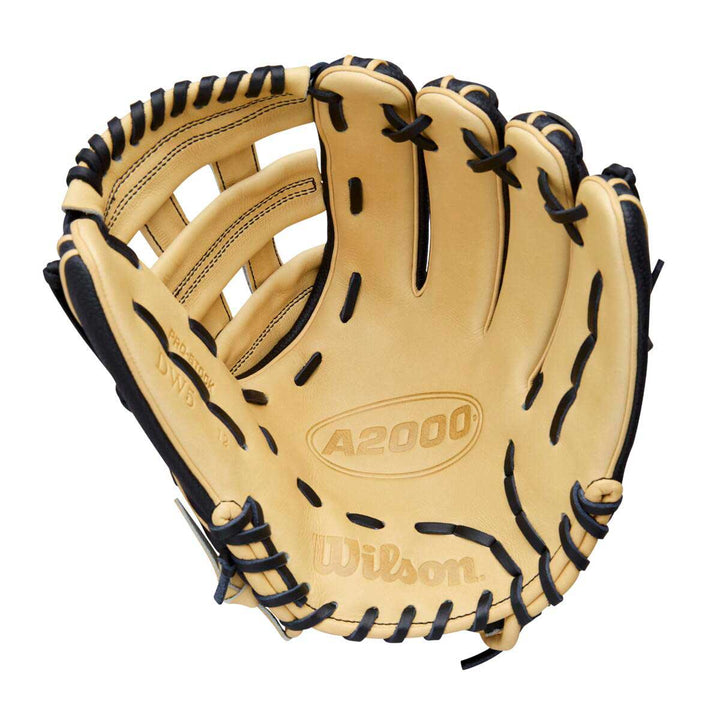 Wilson A2000 Classic DW5SS Blonde/Black 12"-RHT Baseball Glove - image 2