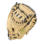 Wilson A2000 Classic 1734 Blonde 34"-RHT Catcher Mitt - image 3