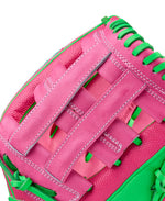 Wilson A2000 Spring 2026 Jose Ramirez GM Flamingo Pink/Neon Green SS 12"-RHT Baseball Glove - image 5