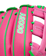 Wilson A2000 Spring 2026 Jose Ramirez GM Flamingo Pink/Neon Green SS 12"-RHT Baseball Glove - image 6