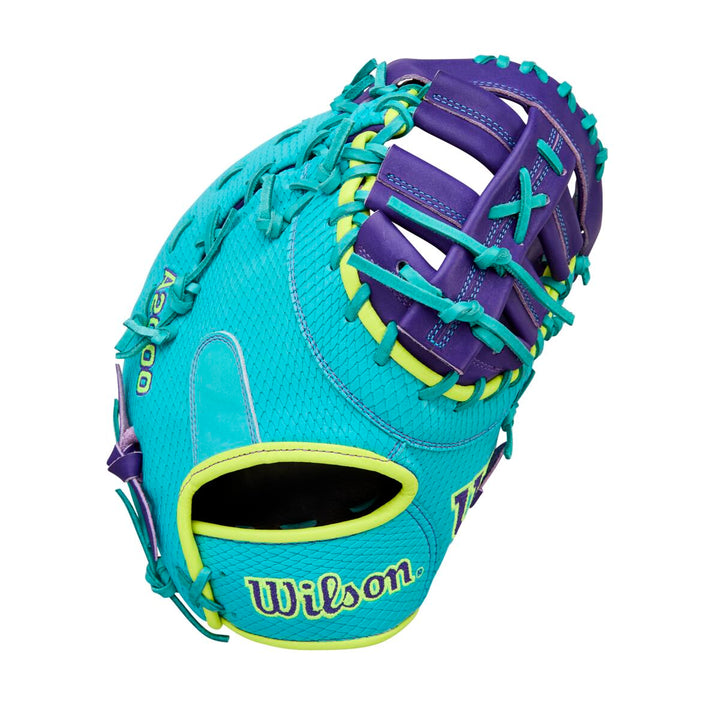 Wilson A2000 Spring 2026 1612SS Teal/Purple 12" First Base Mitt - image 1