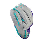 Wilson A2K Spring 2026 MB75 Grey/Purple/Tropical 11.75"-RHT Baseball Glove - image 4