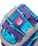 Wilson A2K Spring 2026 MB75 Grey/Purple/Tropical 11.75"-RHT Baseball Glove - image 5