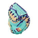 Wilson A2K Spring 2026 1734 Seafoam/Blonde 34"-RHT Catcher Mitt - image 3