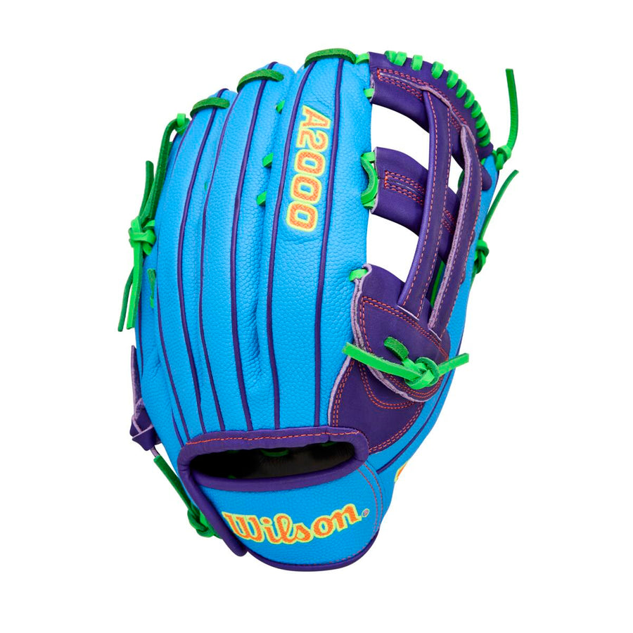Wilson A2000 Spring 2026 PF50SS Purple/Neon Green 12.25" Baseball Glove - image 1